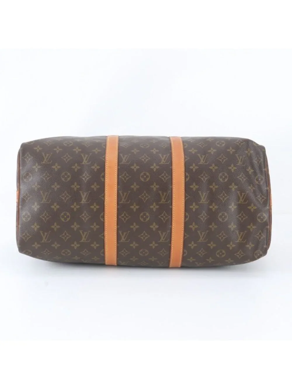 Louis Vuitton Monogram Keepall Bandouliere 50 Leather Boston Bag Tote
